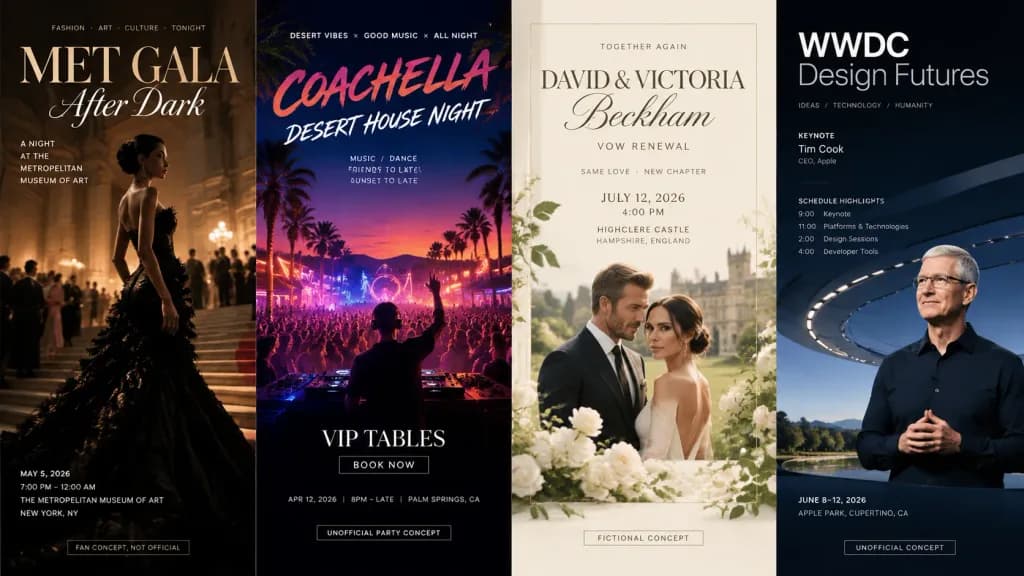 Luxury Event Poster Branding Showcase