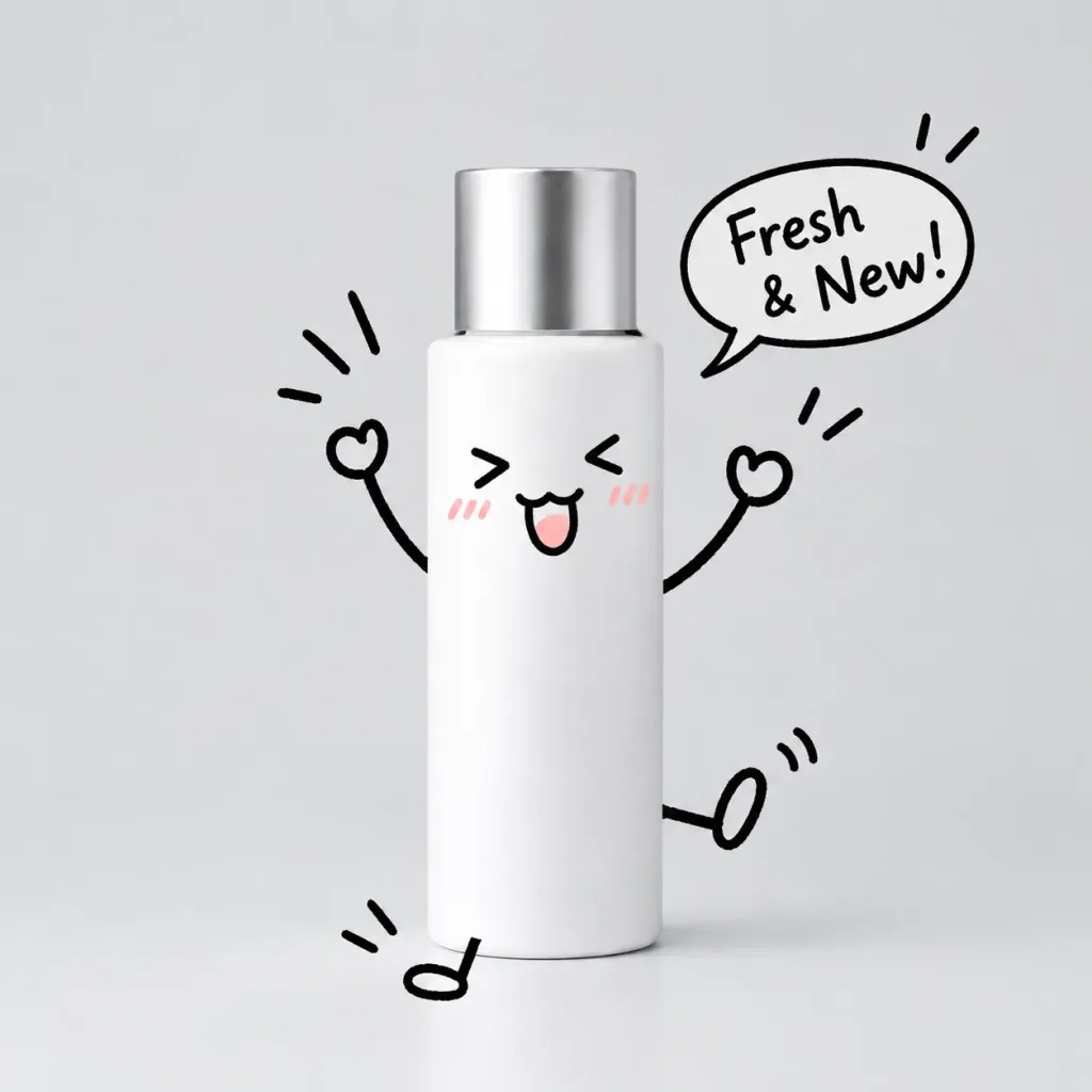 Foto de produto com doodle animado sobreposto