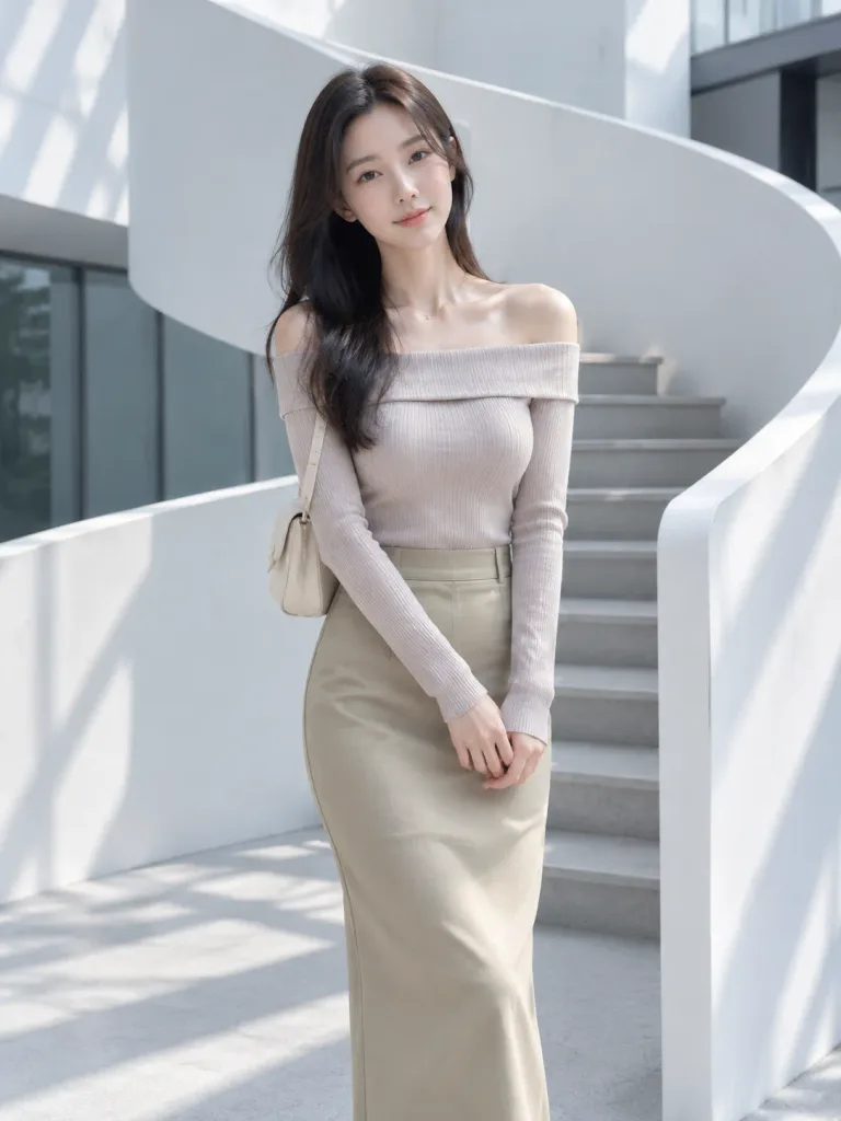 Minimalist Urban Fashion CCD Portrait