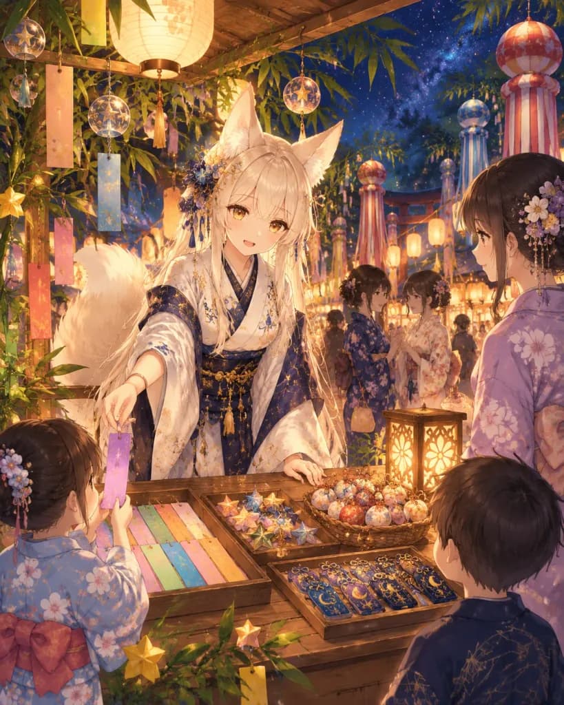 Fox Artisan Tanabata Festival Stall