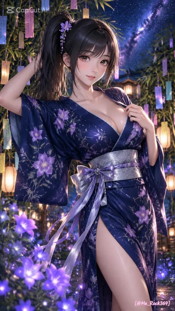 Tanabata Yukata Night Portrait