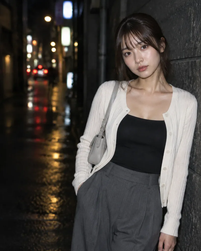Retrato Nocturno con Flash en Tokio