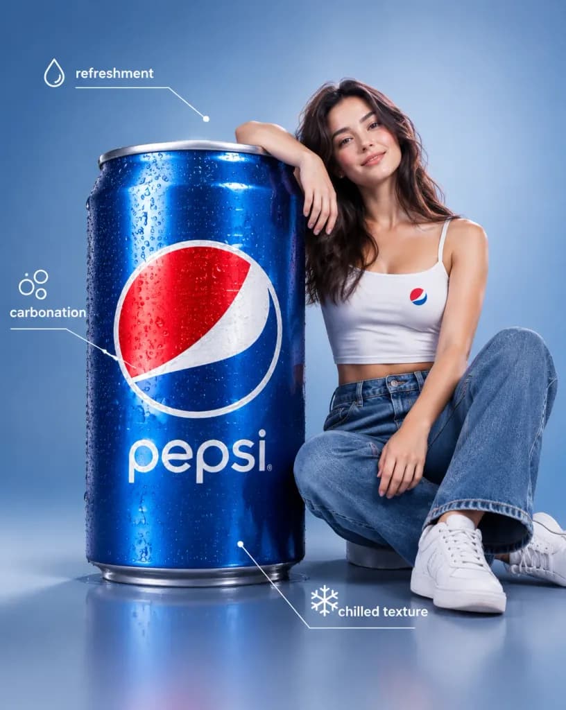 Surreal Giant Soda Can Advertisement