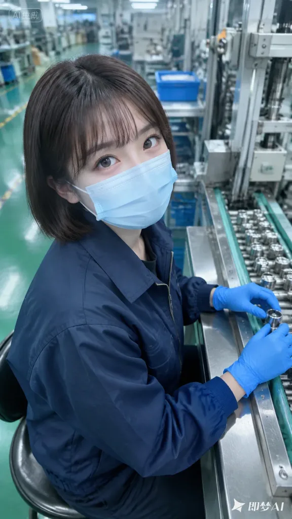 工場技術者のアセンブリ現場スナップ