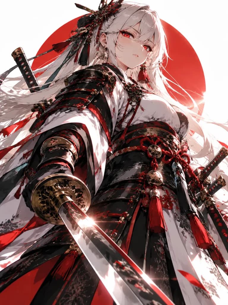 近未来風侍少女ポスター