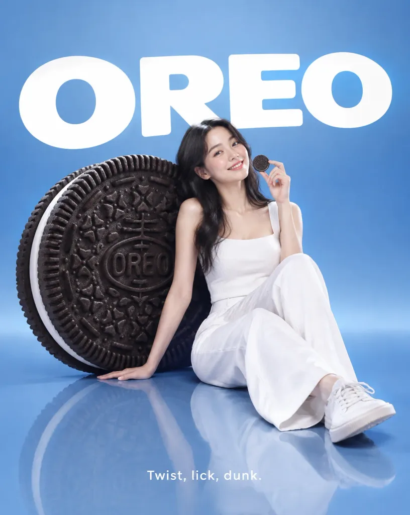 Minimalist Giant Cookie Commercial Ad