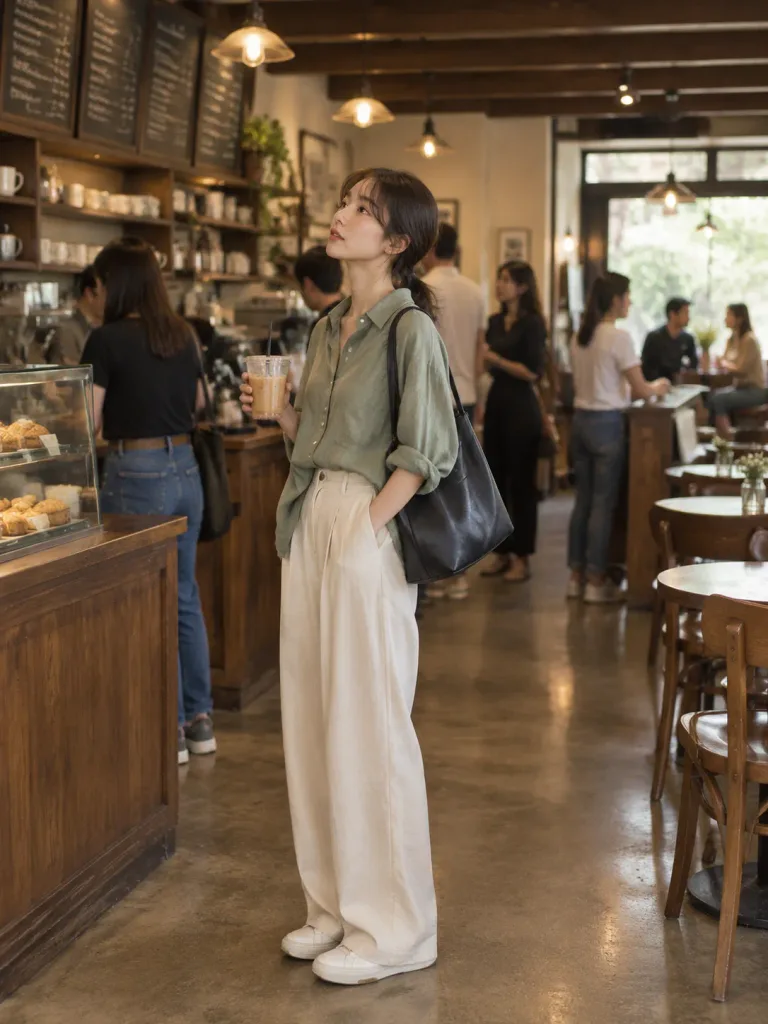 Candid Coffee Shop Lifestyle Portrait