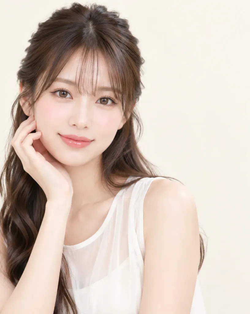 Japanese Cosmetics Commercial Beauty Portrait