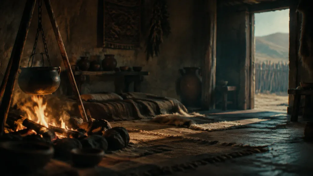 Cinematic Bronze Age Interior Architecture