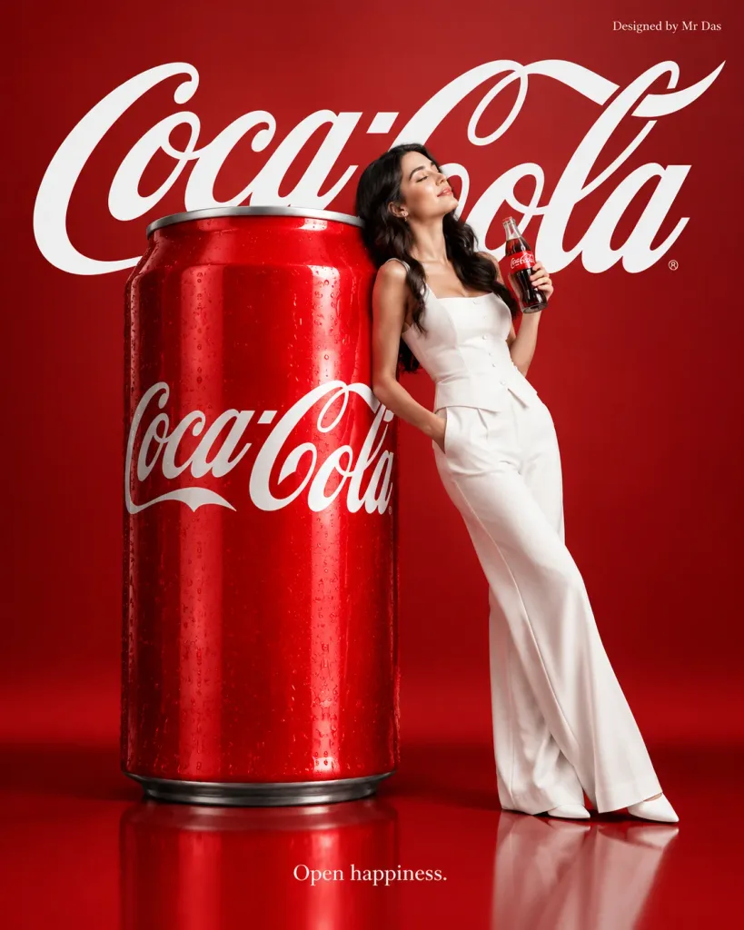 Minimalist Commercial Fashion Beverage Advertisement