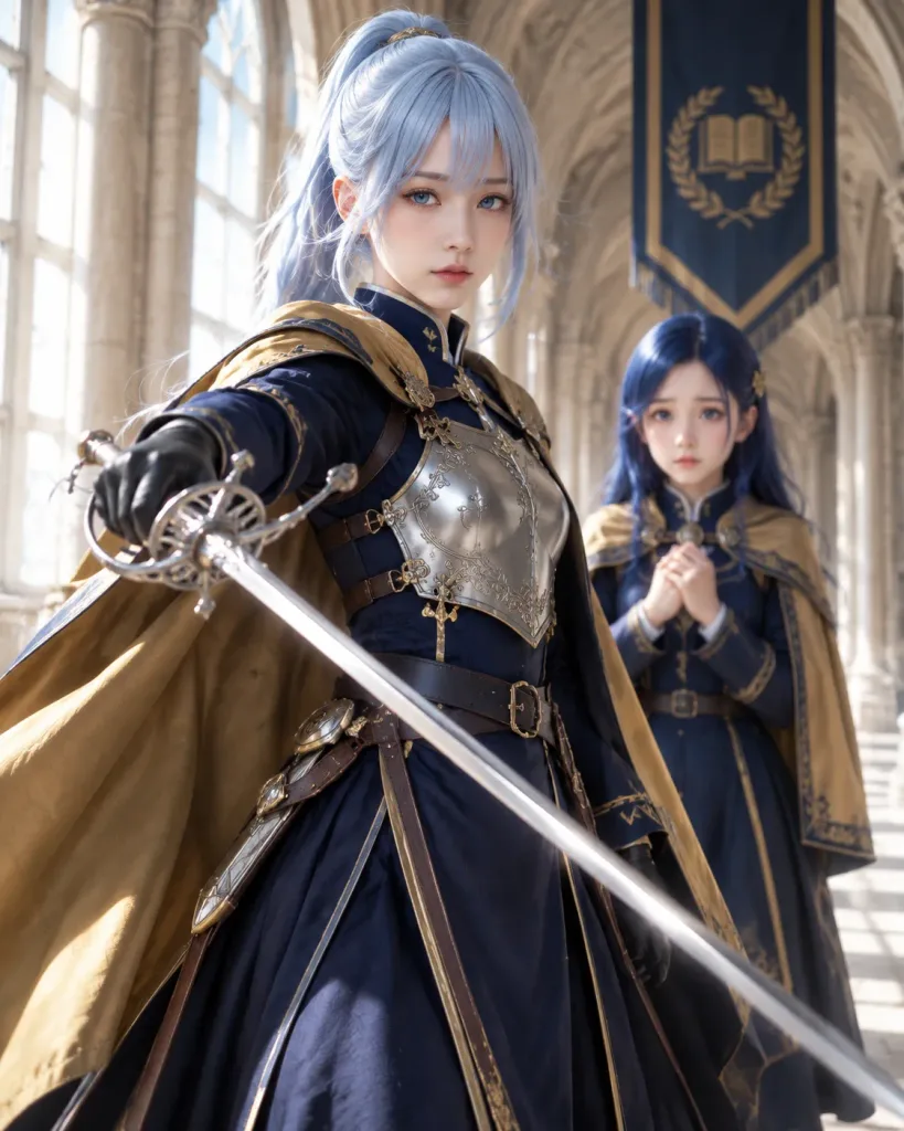 Fantasy Knight Academy Cosplay Portrait