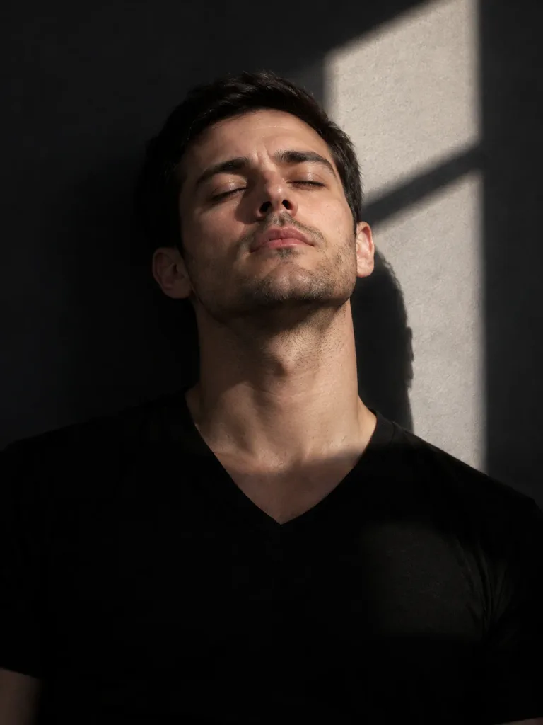 Dramatic Low-Key Window Light Portrait
