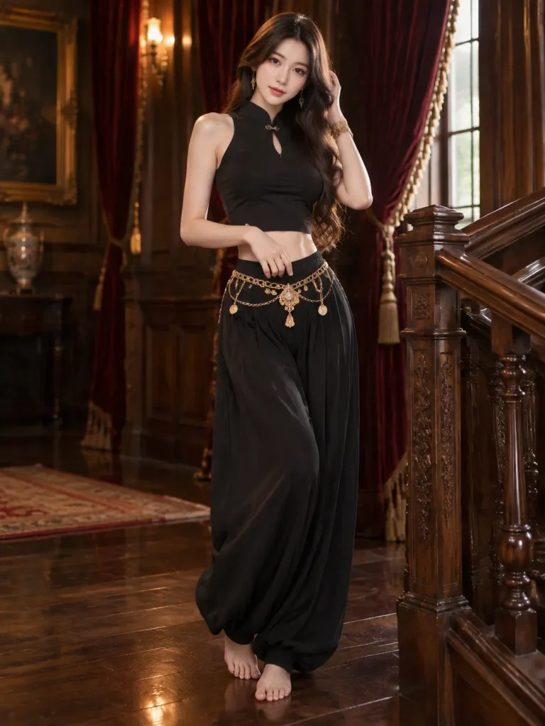 Vintage Mansion High Fashion Portrait