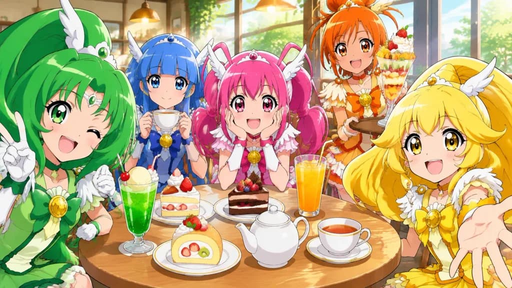 魔法少女たちのカフェデザートパーティー