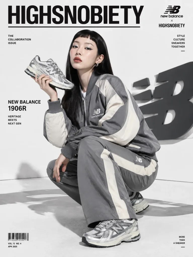 Streetwear Sneaker Editorial Magazine Cover