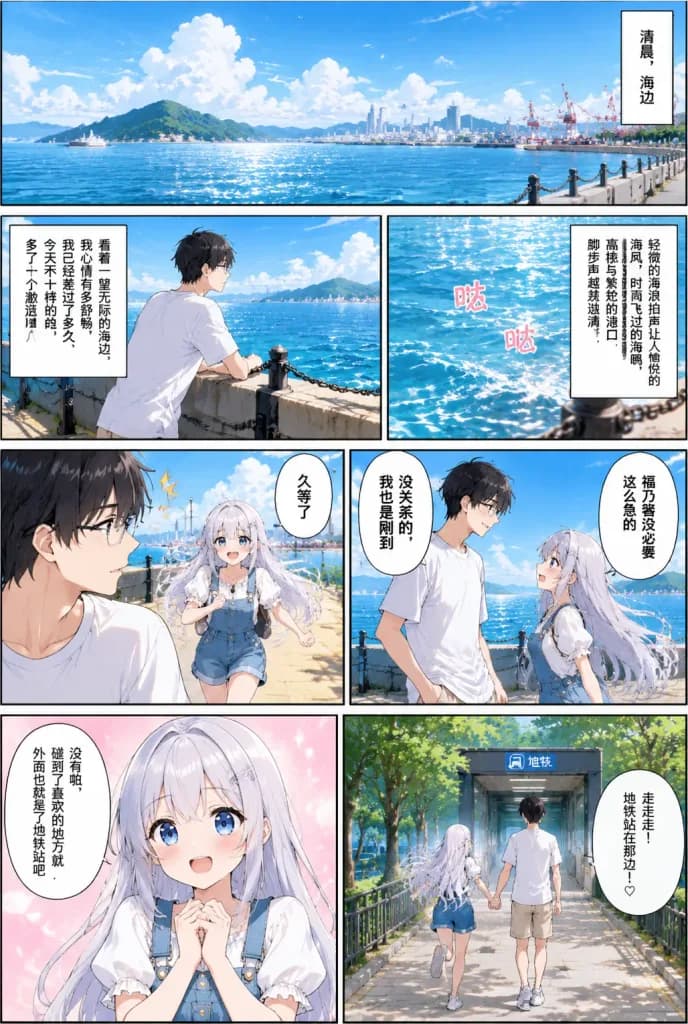 海濱相遇浪漫動漫漫畫頁面