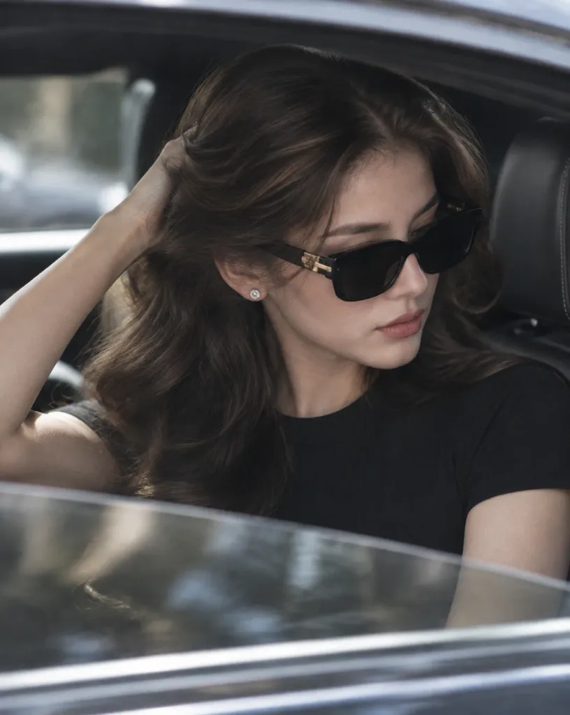 Luxury Sedan Candid Editorial Portrait