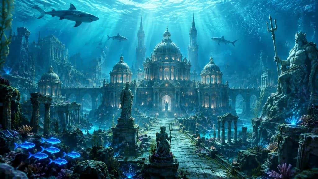 沉沒奇幻水下帝國全景