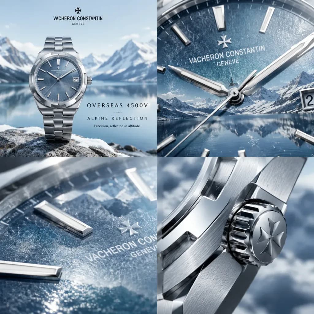 Luxury Timepiece Alpine Campaign Board