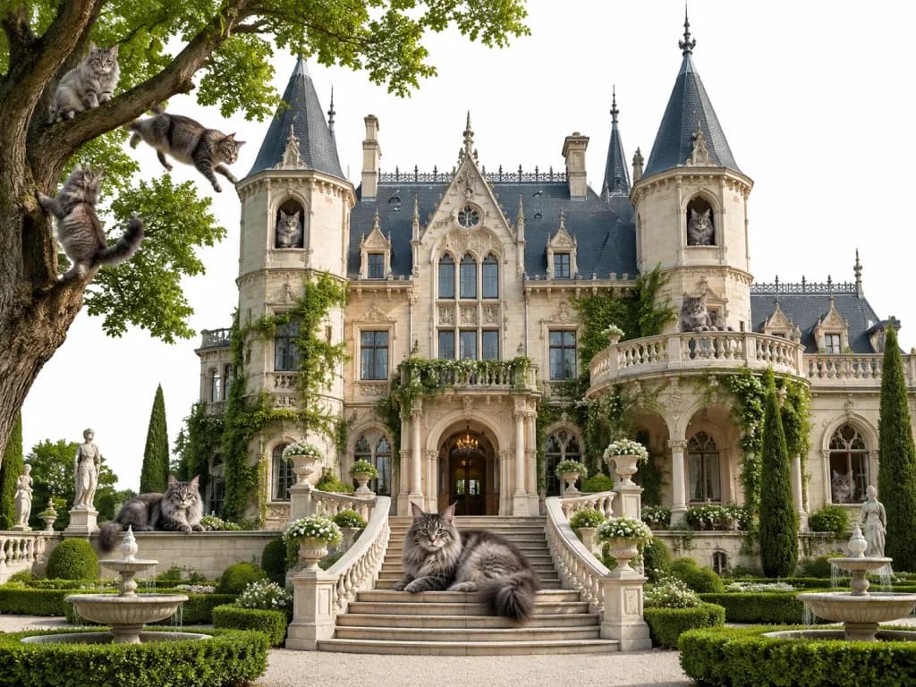 Gothic Chateau Cat Sanctuary