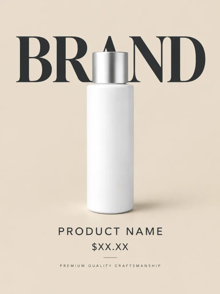 Editorial Typography Product Poster