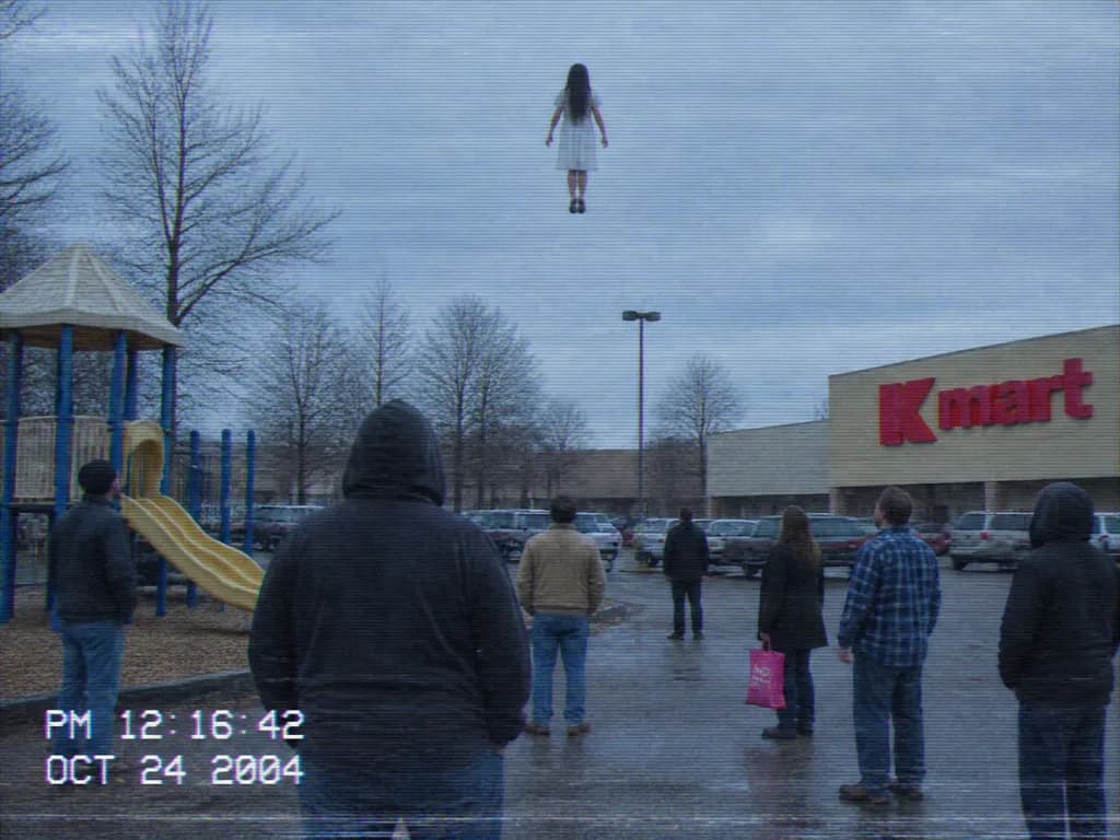 Paranormal Levitation VHS Camcorder Still