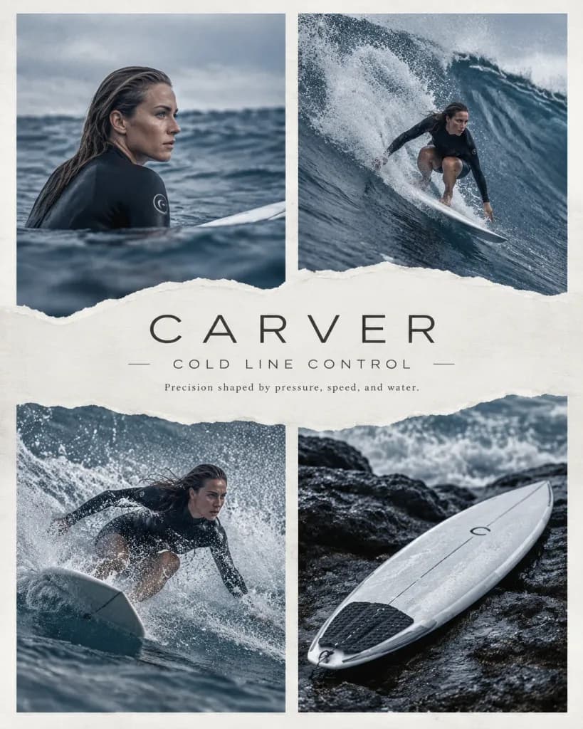 Carver Cold Water Surf Campaign Board