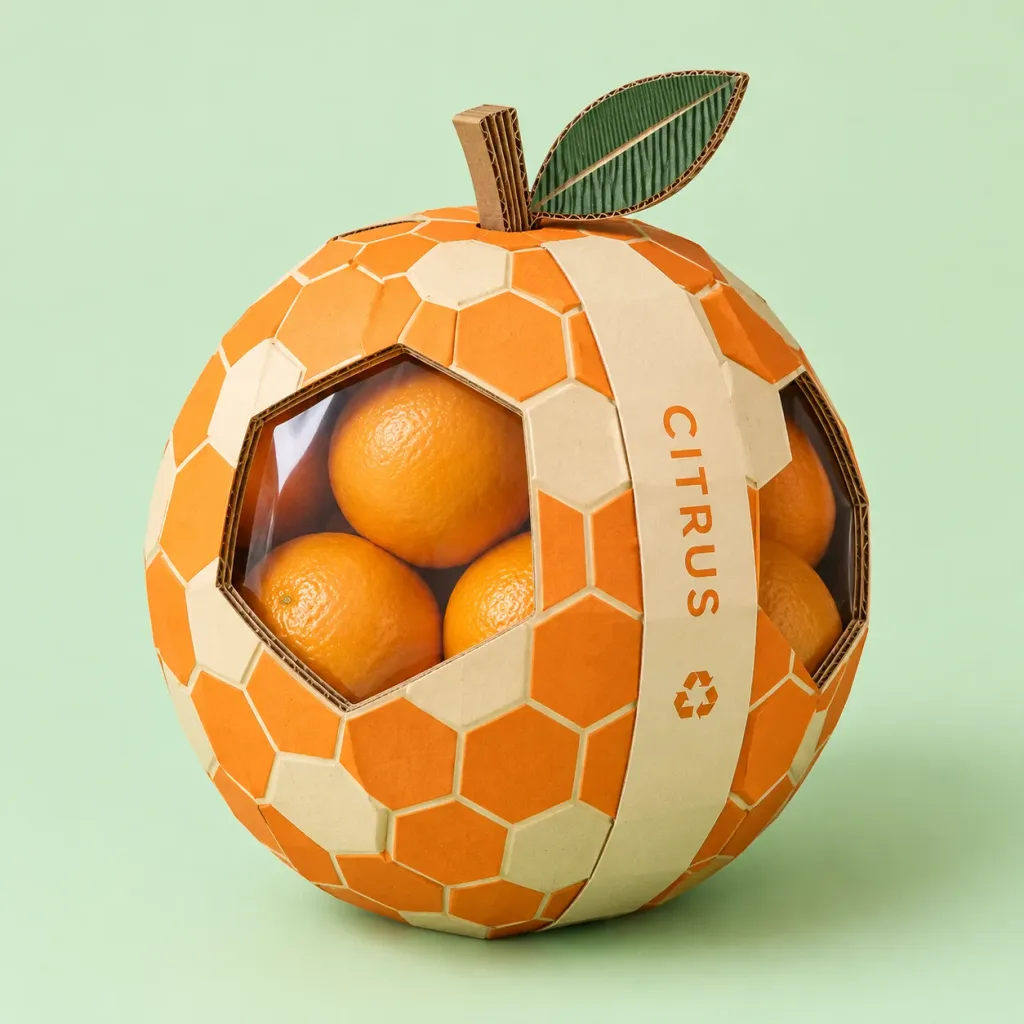 Cardboard Structural Fruit Packaging Design
