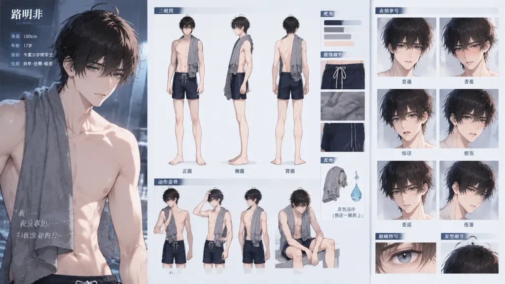 Style Match Character Design Sheet