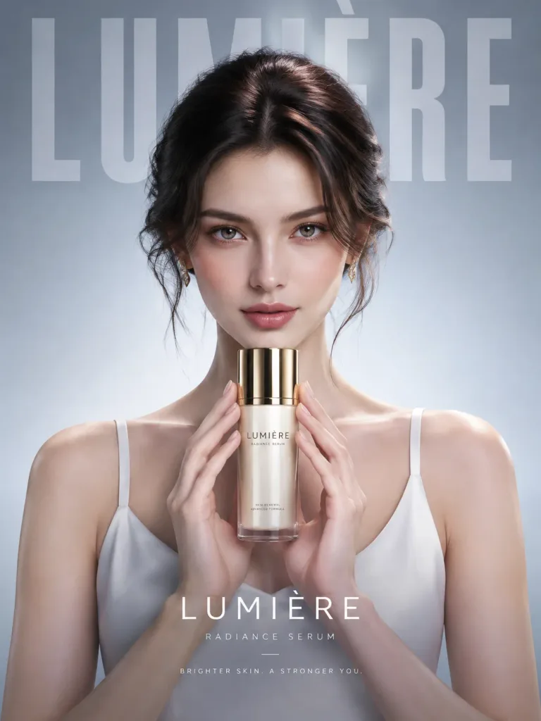 Minimalist Symmetrical Luxury Commercial Poster