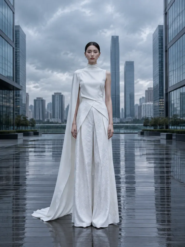 Minimalist High-Fashion Urban Architecture Editorial