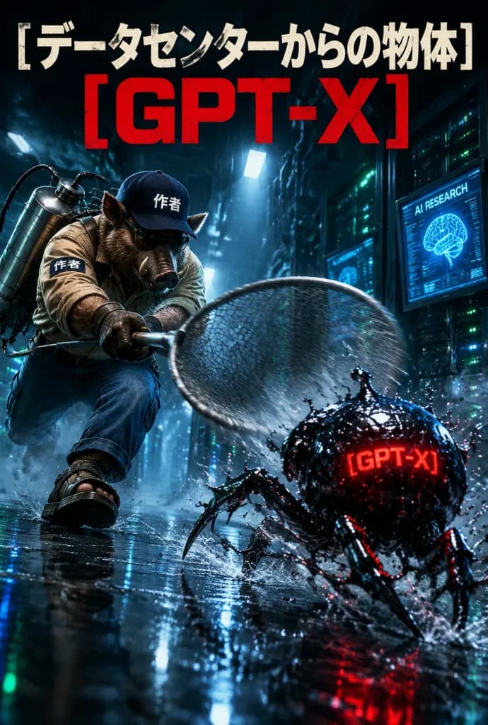 Cyberpunk Boar Exterminator Data Center Hunt