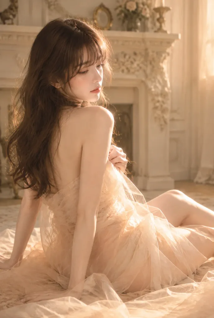 클래식 룸 역광 에디토리얼 포트레이트