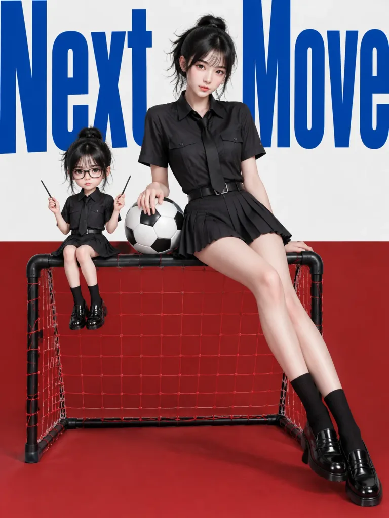 Editorial Campus Soccer Fashion Poster