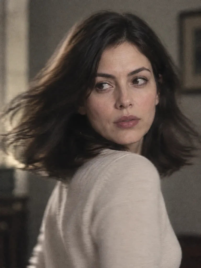 Candid Motion Blur Head Turn Portrait