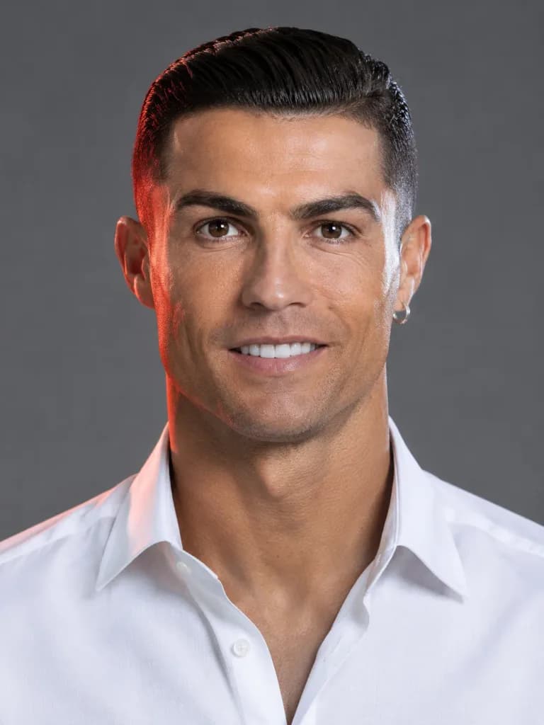 Athletic Media Day Studio Portrait