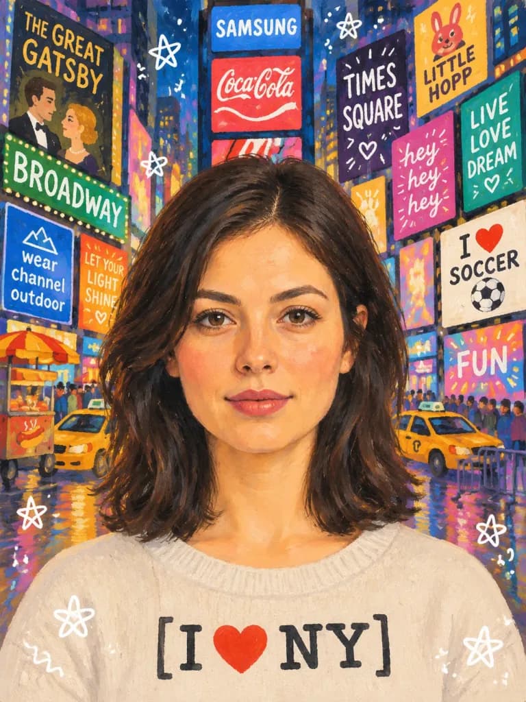 Storybook Times Square Portrait Transformation