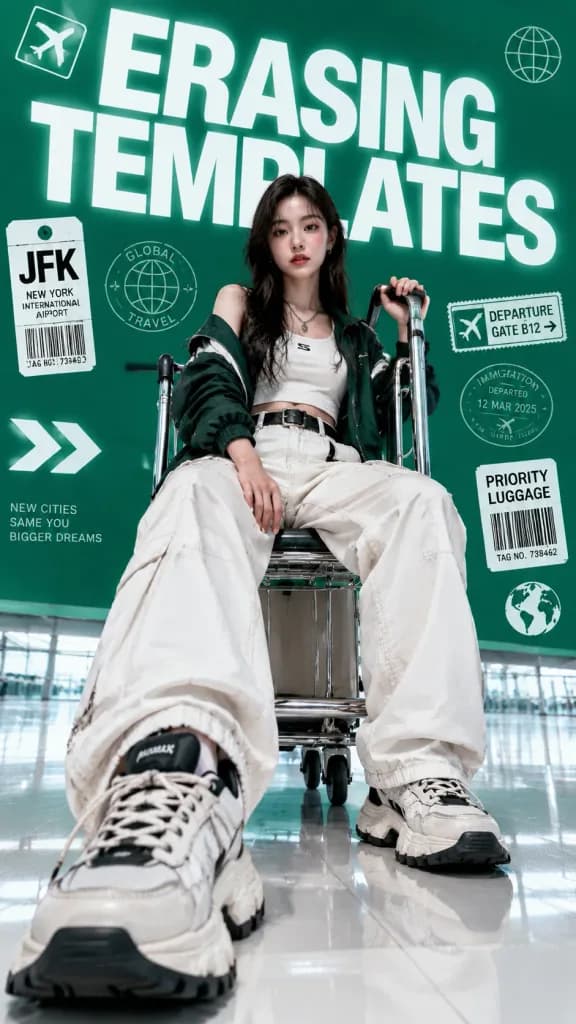 Streetwear Airport Fashion Campaign