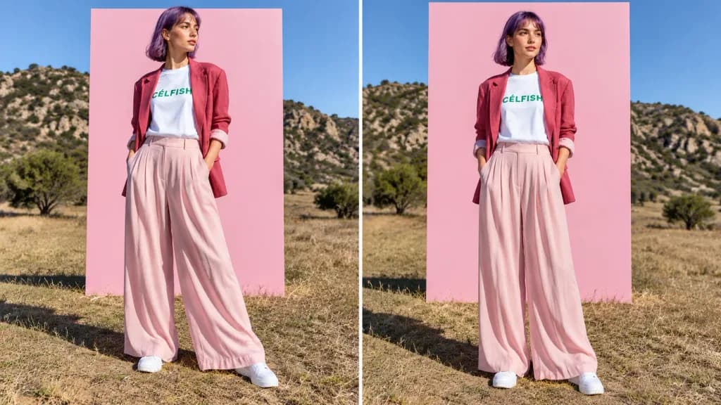 Outdoor Fashion Editorial Diptych