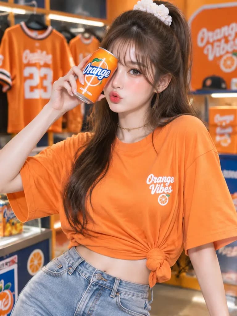 Streetwear Pop-Up Lifestyle Fashion Portrait
