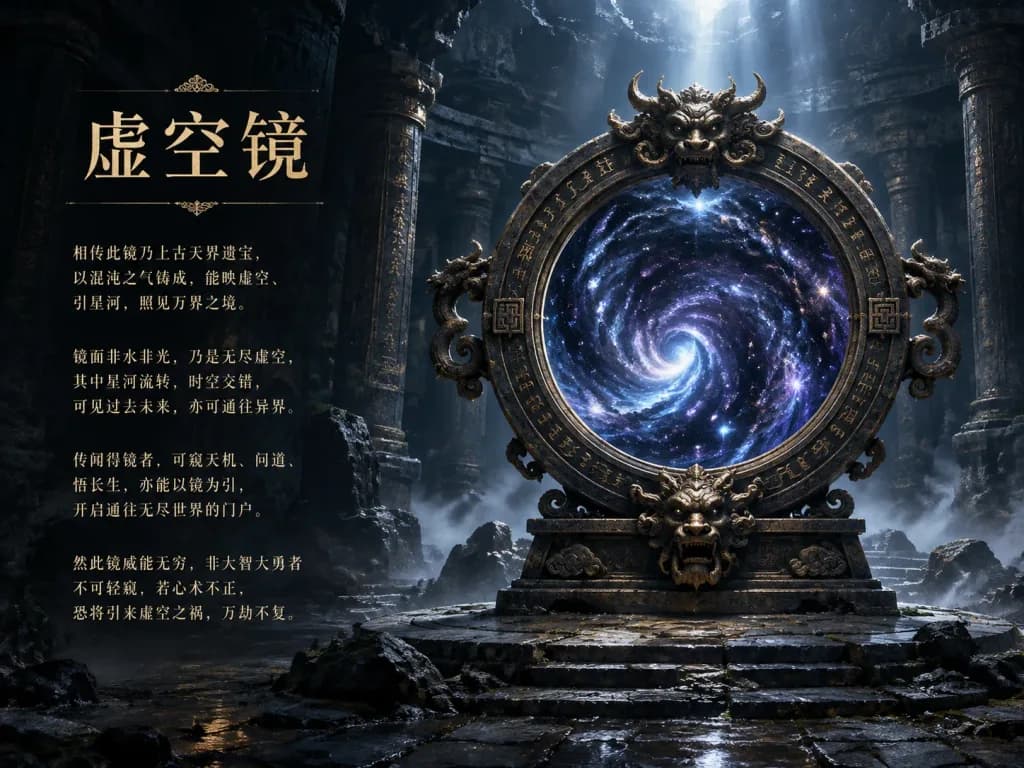 古代虚空鏡アーティファクトポスター