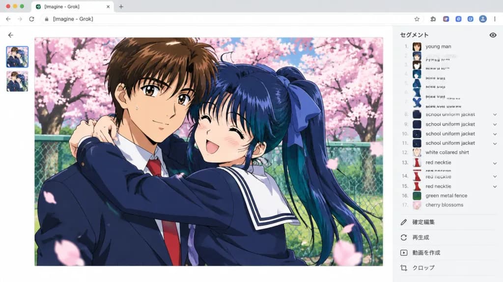 AI Anime Segmentation Tool Interface