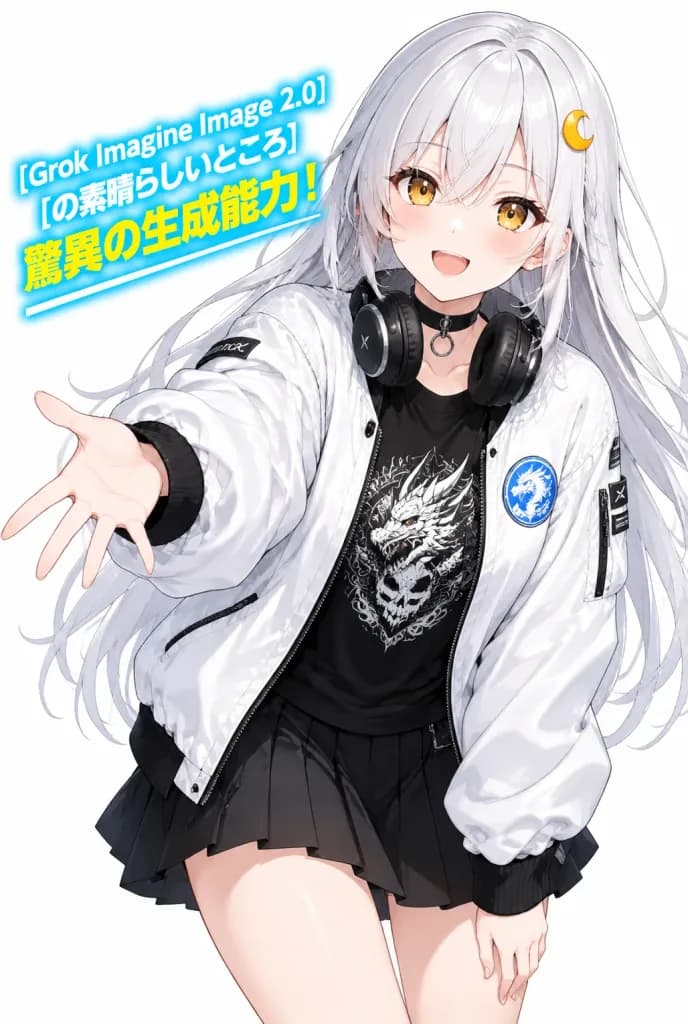 Anime Girl Key Visual Promotional Poster