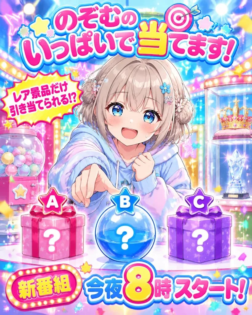 アニメバラエティ番組風ポスター