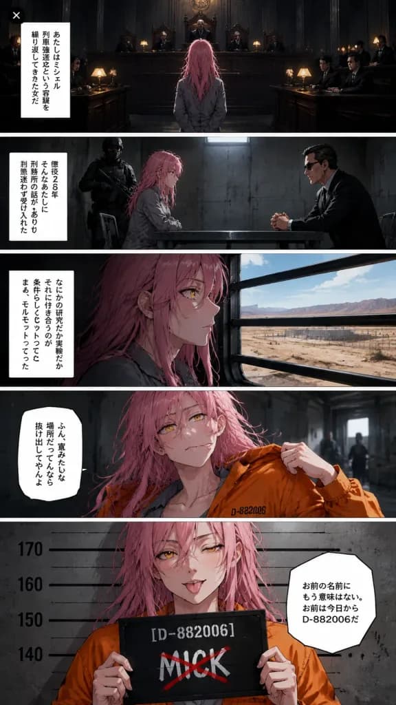 SCP收容犯豎版漫畫分鏡頁