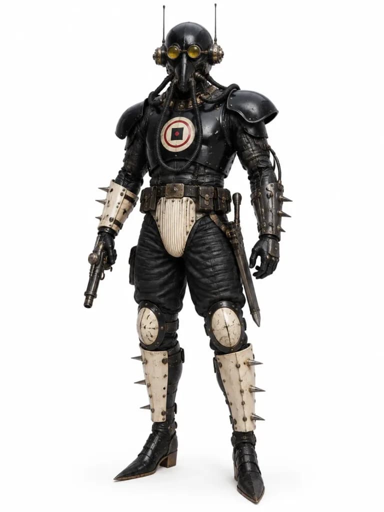 Retro Sci-Fi Desert Soldier Concept