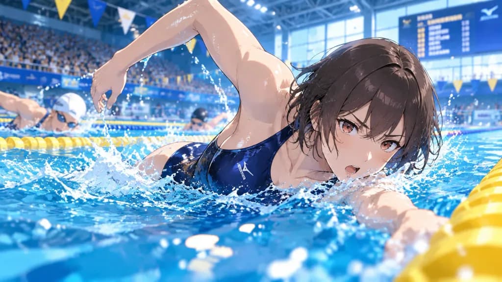 Anime Freestyle Swimming Competition