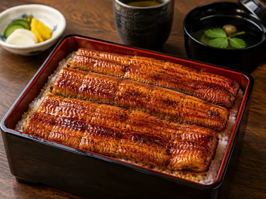 Japanese Grilled Eel Unaju Bento Box