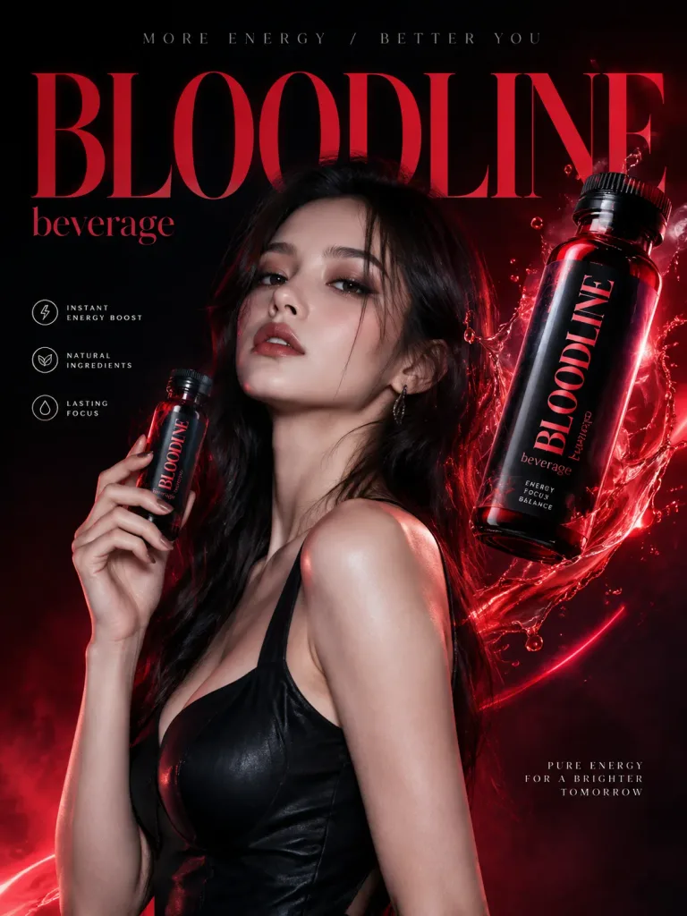 럭셔리 커머셜 브랜드 캠페인 포스터
