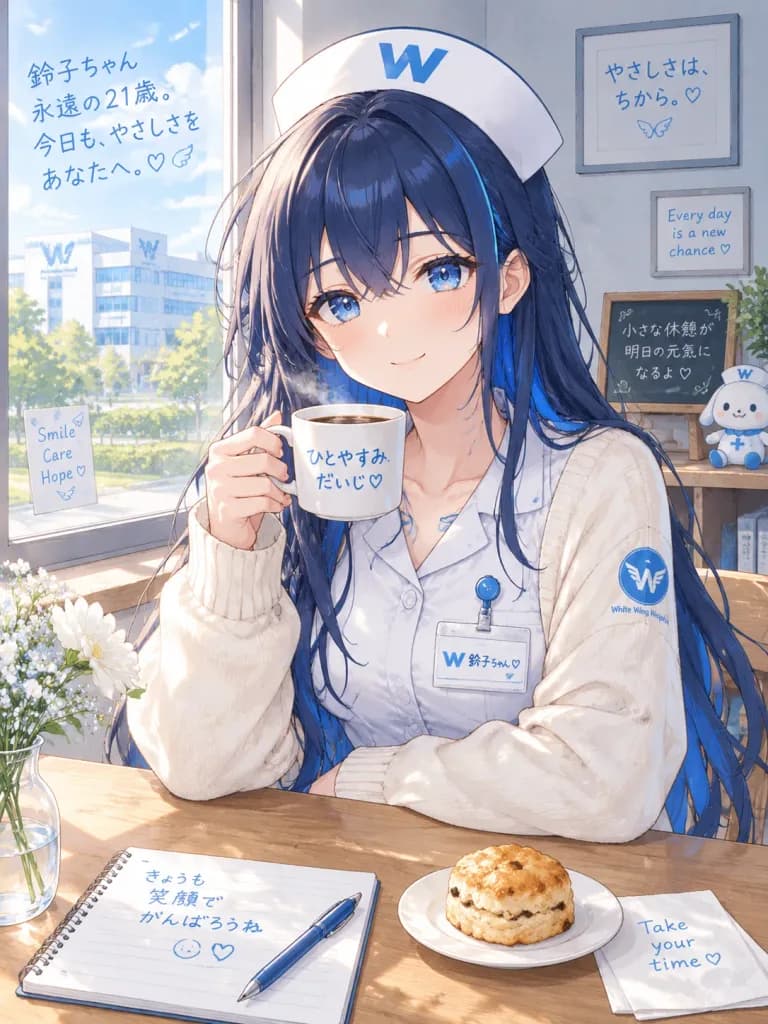Anime Nurse Break Room Portrait